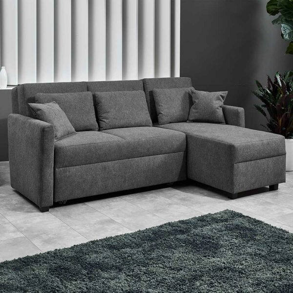 Brandolf Sofa Eckgarnitur mit Schlaffunktion Bettkasten