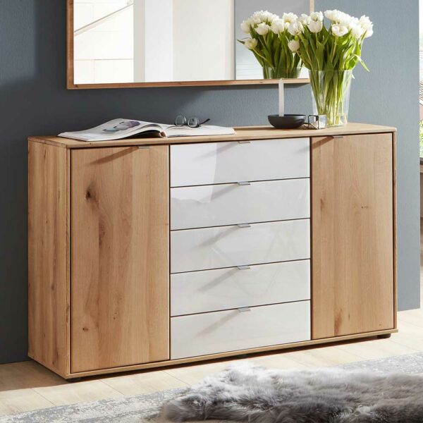 Franco Möbel Wohnzimmer Sideboard Made in Germany Soft Close Funktion