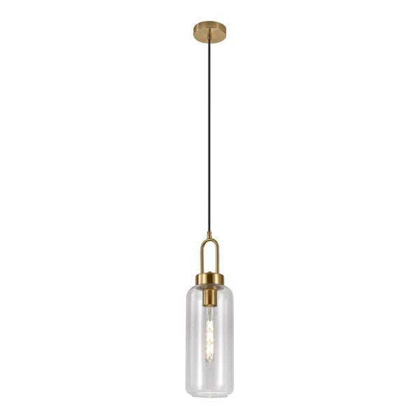 4Home Deckenlampe in modernem Design Glas und Metall