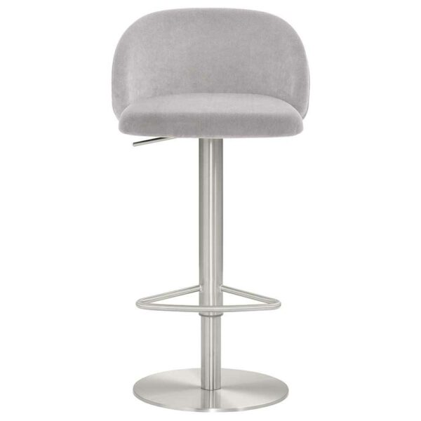 PerfectFurn Cocktailform Barhocker mit gepolsterter Rückenlehne Gasdruck höhenverstellbar