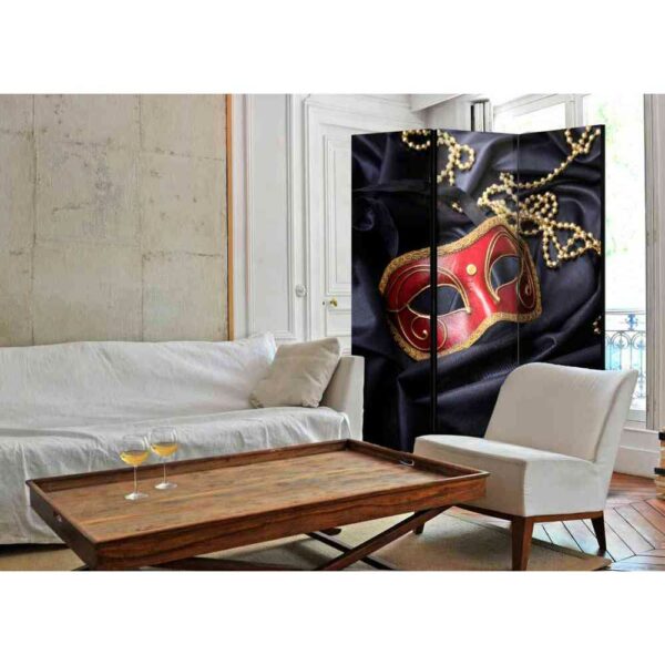 4Home Leinwand Paravent mit venezianischem Motiv 135 cm breit