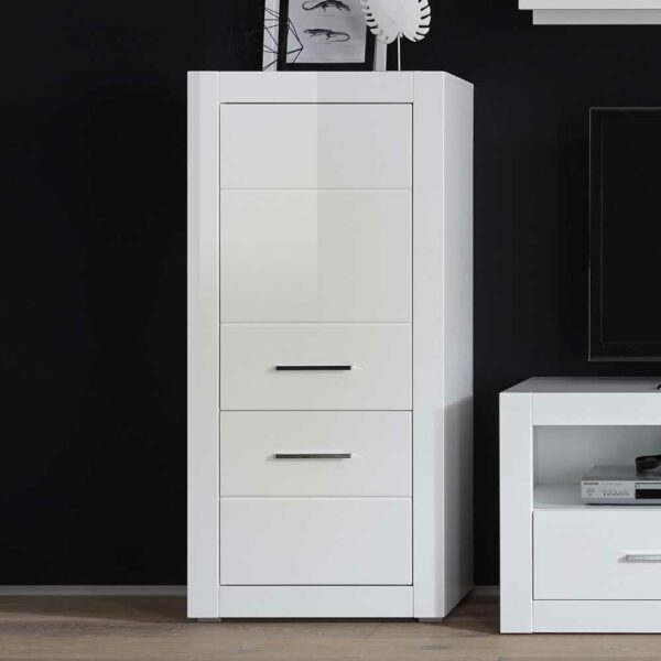 Brandolf Wohnzimmer Highboard in Weiß 65 cm breit