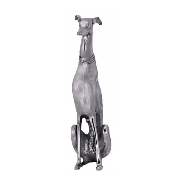 Möbel4Life Hunde Figur Metall aus Aluminium 70 cm hoch