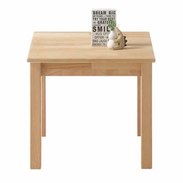 TopDesign Beistelltisch massiv aus Kernbuche Holz 50 cm breit