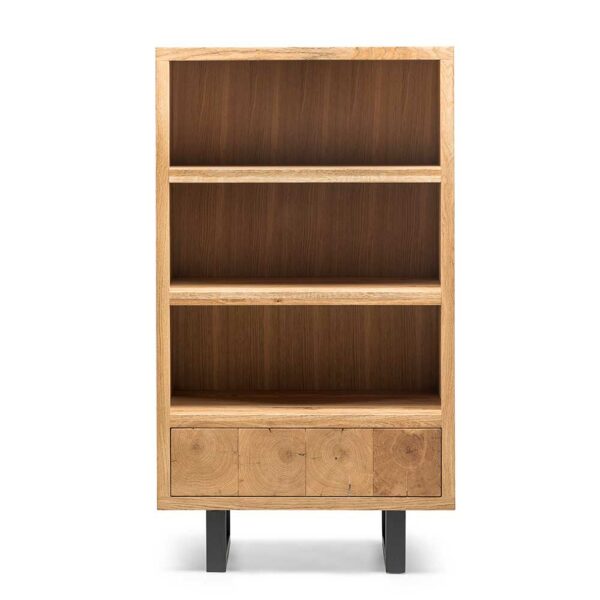 Natura Classico Bücherregal aus Asteiche Massivholz 90 cm breit