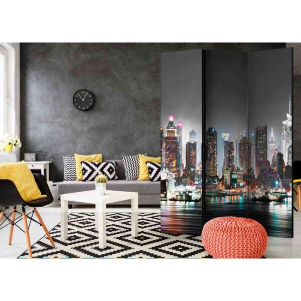 4Home Leinwand Paravent New York Motiv mit modern