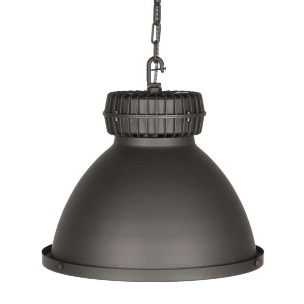 Möbel Exclusive Stahl Deckenlampe in Grau 50 cm breit