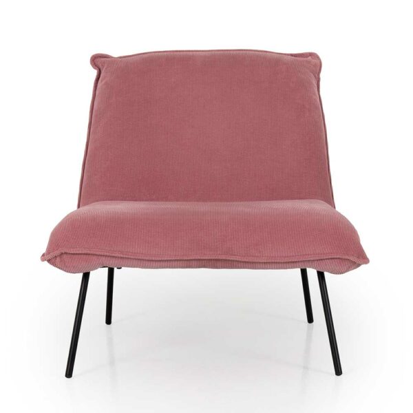 Doncosmo Sessel in Rosa Cord Skandi Design