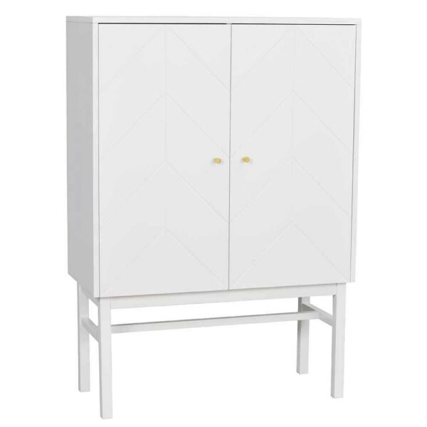 TopDesign Wohnzimmerschrank mit zwei Türen 135 cm hoch