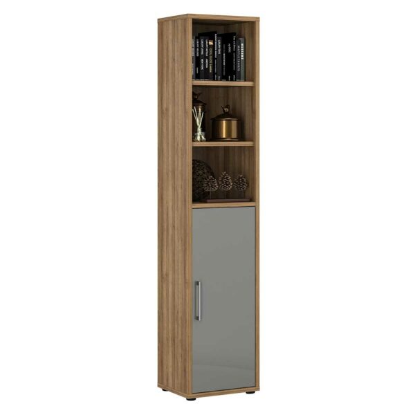 Müllermöbel Aktenschrank mit Regal 222 cm hoch Made in Germany