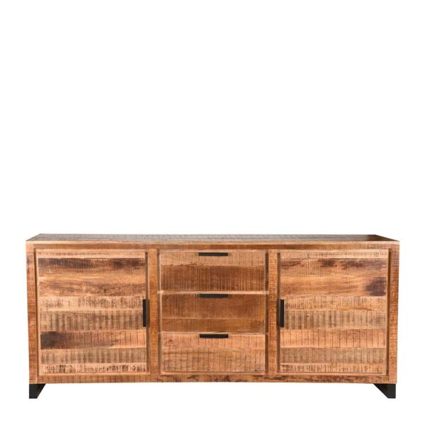 Möbel Exclusive Loft Design Sideboard aus Mangobaum Massivholz 190 cm breit