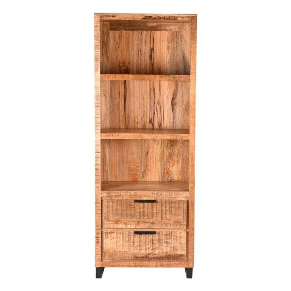 Möbel Exclusive Bücherregal aus Mangobaum Massivholz 70 cm breit