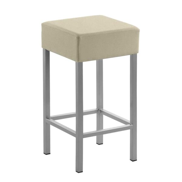 PerfectFurn Hocker für Küche 64 cm Sitzhöhe Microfaser Bezug