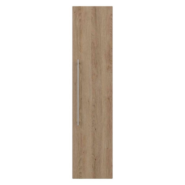 Möbel4Life Wand Badseitenschrank in Eiche hell Holzoptik 36 cm breit