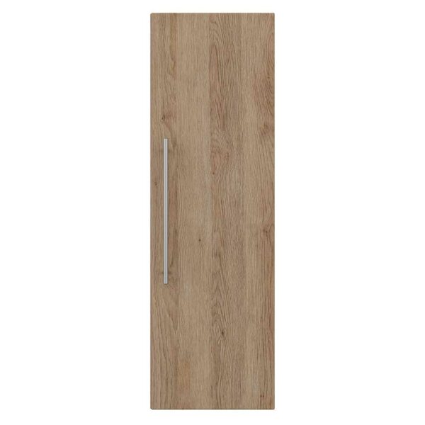 Möbel4Life Holzoptik Bad Midischrank in Eiche hell 105 cm hoch - 33 cm breit