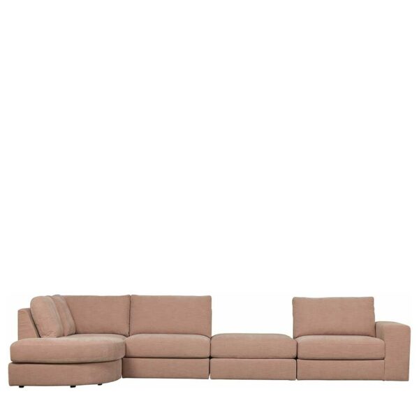 Basilicana Rosa Sofa Kombination in modernem Design fünf Sitzplätzen