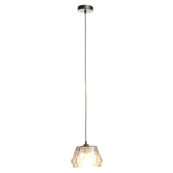 Doncosmo Glas Deckenlampe in Grau Glas